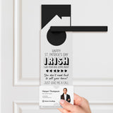 Irish I Was Your Real Estate Agent Door Hangers Door Hangers Holiday Door Hanger Market Dwellings