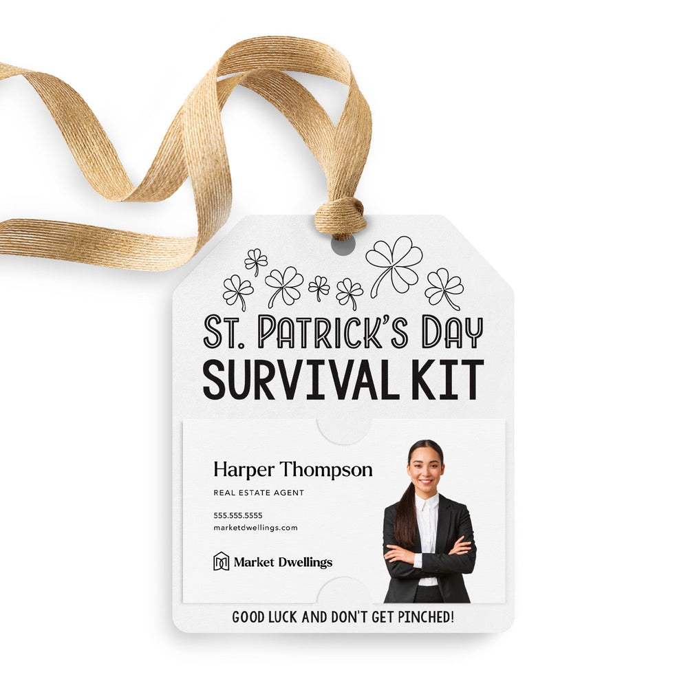 St. Patrick's Day Survival Kit | Gift Tags Gift Tag Market Dwellings WHITE 12