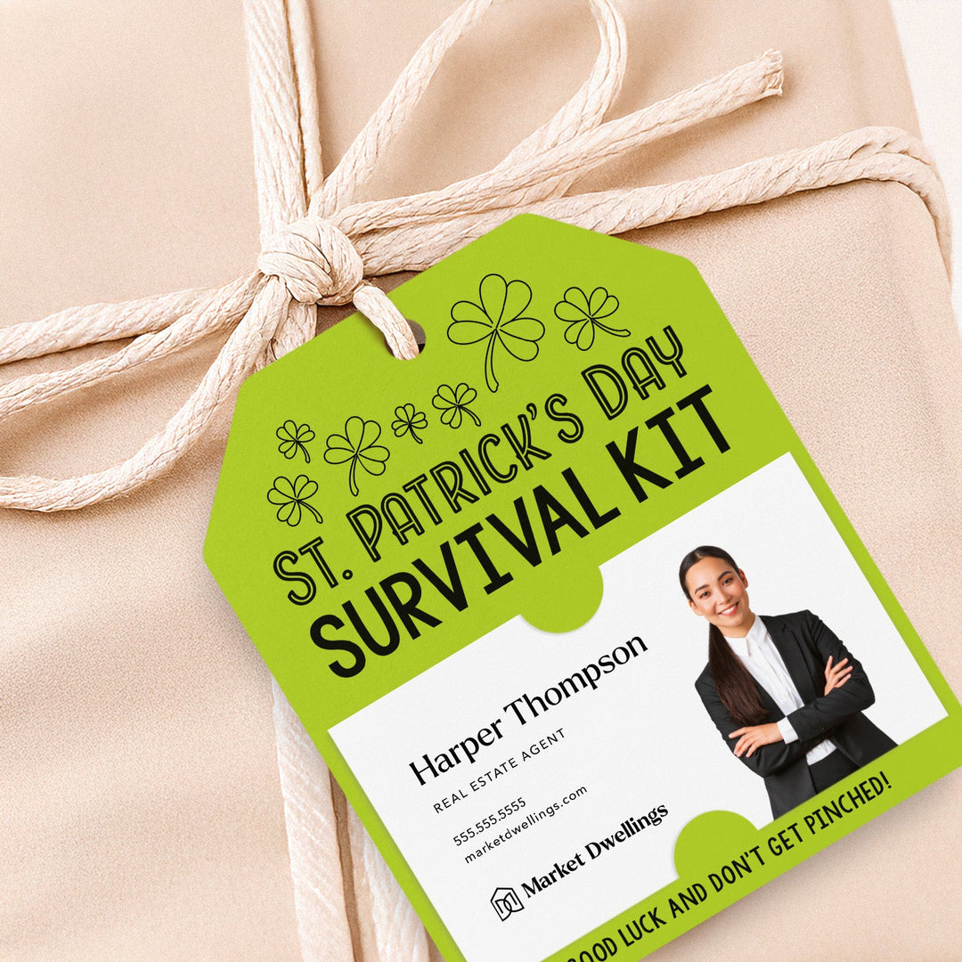 St. Patrick's Day Survival Kit | Gift Tags Gift Tag Market Dwellings