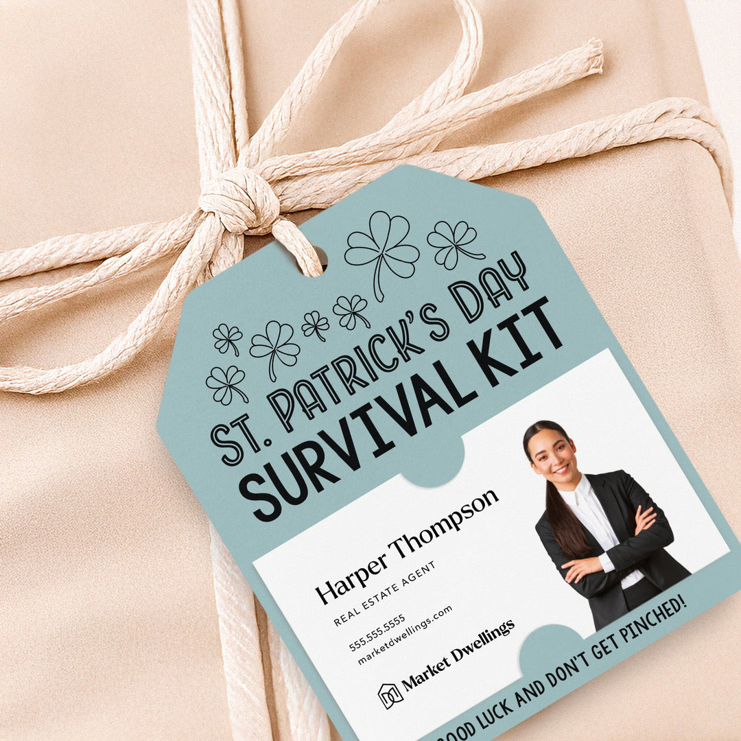 St. Patrick's Day Survival Kit | Gift Tags Gift Tag Market Dwellings