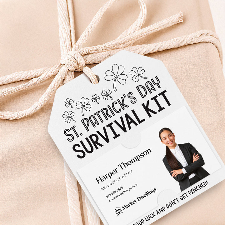 St. Patrick's Day Survival Kit | Gift Tags