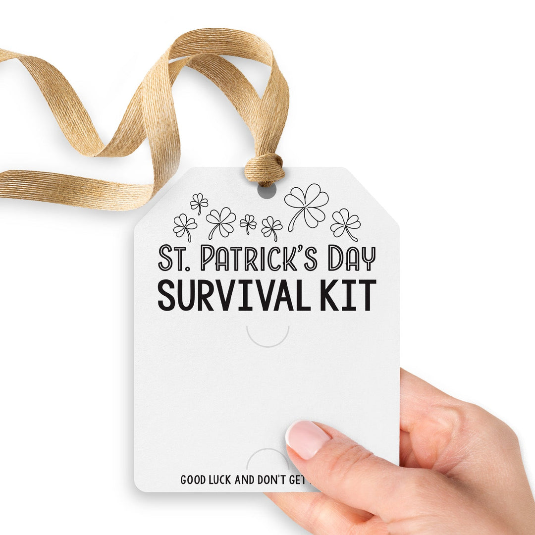 St. Patrick's Day Survival Kit | Gift Tags