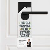 Irish I Was Your Real Estate Agent Door Hangers Holiday Door Hanger Market Dwellings