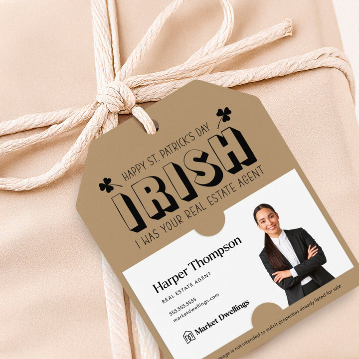 Irish I Was Your Real Estate Agent | Gift Tags Gift Tag Market Dwellings