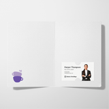 Coffee And Your Referrals Keep My Business Running | Greeting Cards with Envelopes Greeting Card Market Dwellings