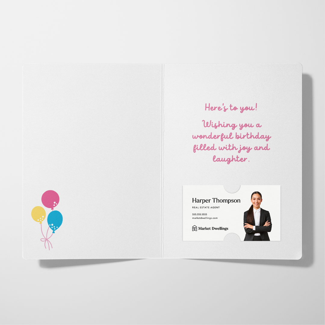 Set of Happy Birthday! Greeting Cards | Envelopes Included Greeting Card Market Dwellings