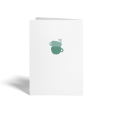 Coffee And Your Referrals Keep My Business Running | Greeting Cards with Envelopes Greeting Card Market Dwellings