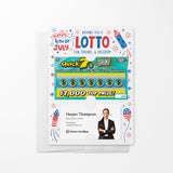 Wishing You A Lotto Fun, Friends, & Freedom | Lotto Mailers with Envelopes Mailer Market Dwellings