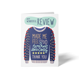 Your Wonderful Review Made Me Feel So Warm and Cozy | Greeting Cards with Envelopes Greeting Card Market Dwellings