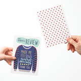 Your Wonderful Review Made Me Feel So Warm and Cozy | Greeting Cards with Envelopes Greeting Card Market Dwellings
