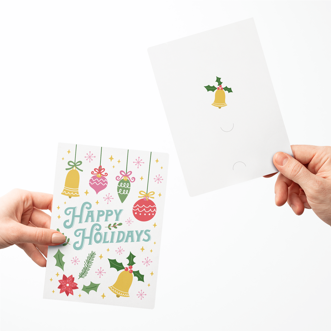 Set of Happy Holidays Greeting Cards | Envelopes Included Greeting Card Market Dwellings