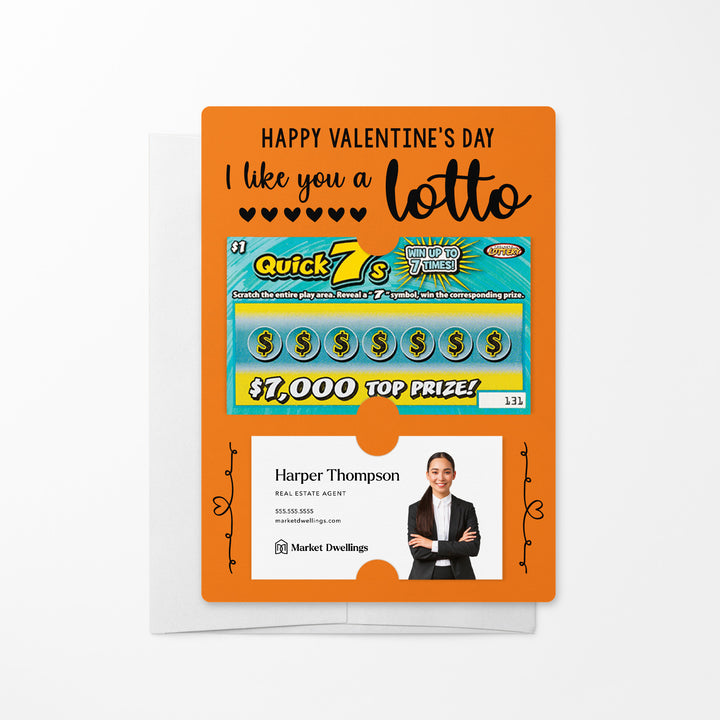 Set of I Like You A LOTTO Mailers | Envelopes Included Mailer Market Dwellings CARROT