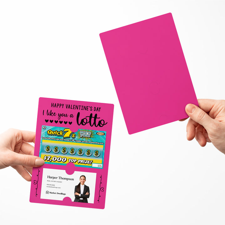 Set of I Like You A LOTTO Mailers | Envelopes Included Mailer Market Dwellings