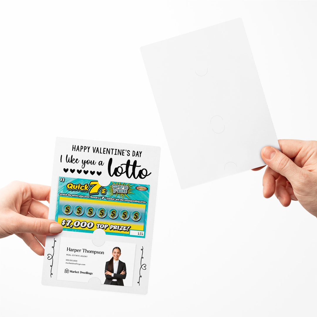 Set of I Like You A LOTTO Mailers | Envelopes Included Mailer Market Dwellings