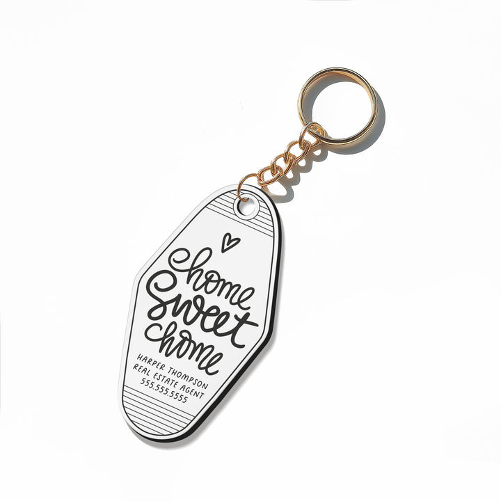 Customizable Home Sweet Home Keychains