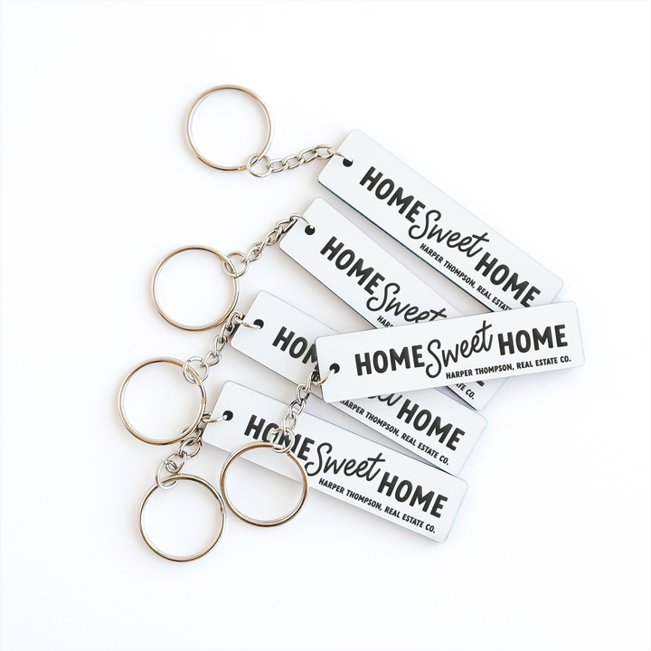Customizable Home Sweet Home Keychains