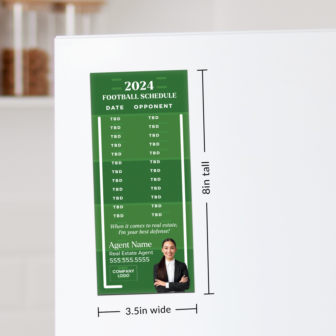 Design Your Own Football Schedule Magnets Magnet Market Dwellings   