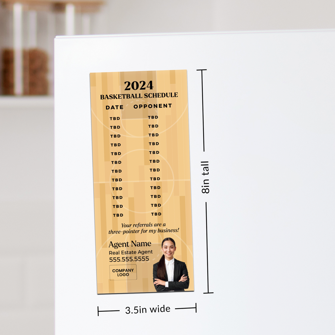 Design Your Own Basketball Schedule Magnets Magnet Market Dwellings   