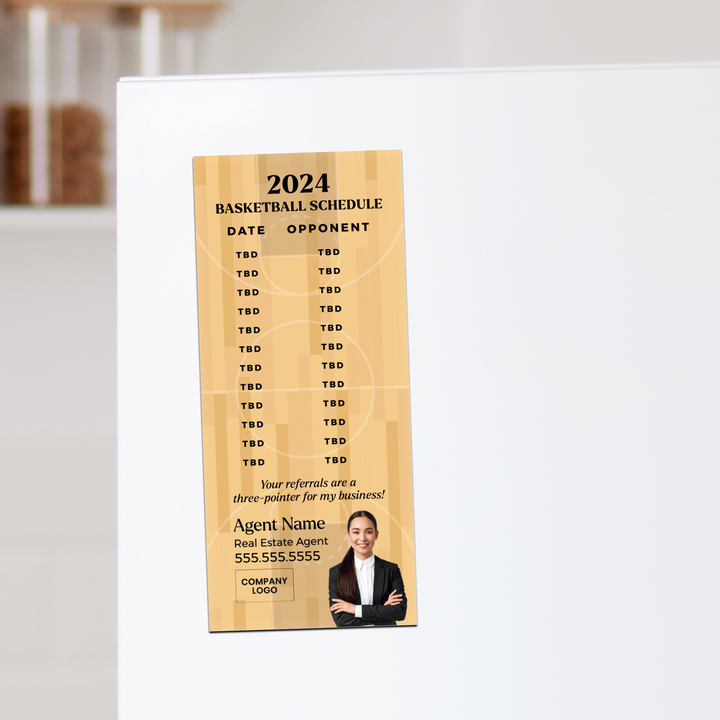 Design Your Own Basketball Schedule Magnets Magnet Market Dwellings   