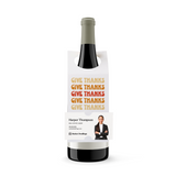 Give Thanks | Thanksgiving Bottle Hang Tags Bottle Tag Market Dwellings