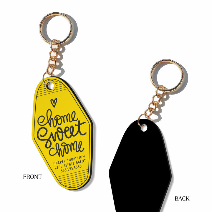 Customizable Home Sweet Home Keychains