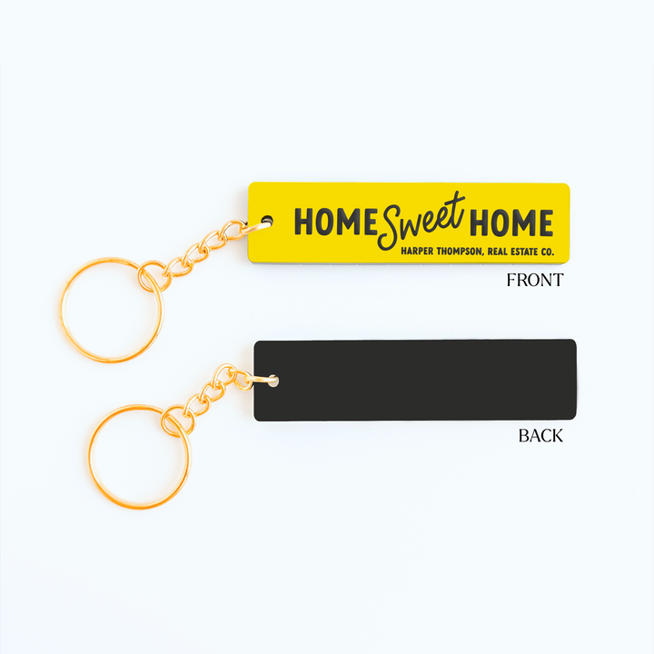 Customizable Home Sweet Home Keychains