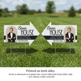 Open House Arrow Yard Sign