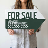 For Sale Directional Arrow Yard Sign