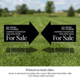 Directional Arrow Yard Sign