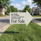 Directional Arrow Yard Sign