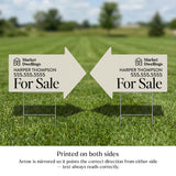 Directional Arrow Yard Sign