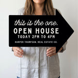 Open House Arrow Yard Sign