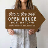 Open House Arrow Yard Sign