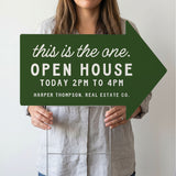 Open House Arrow Yard Sign