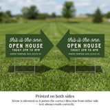 Open House Arrow Yard Sign