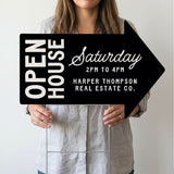 Open House Arrow Yard Sign