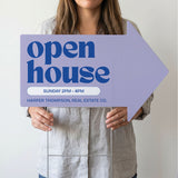 Open House Arrow Yard Sign