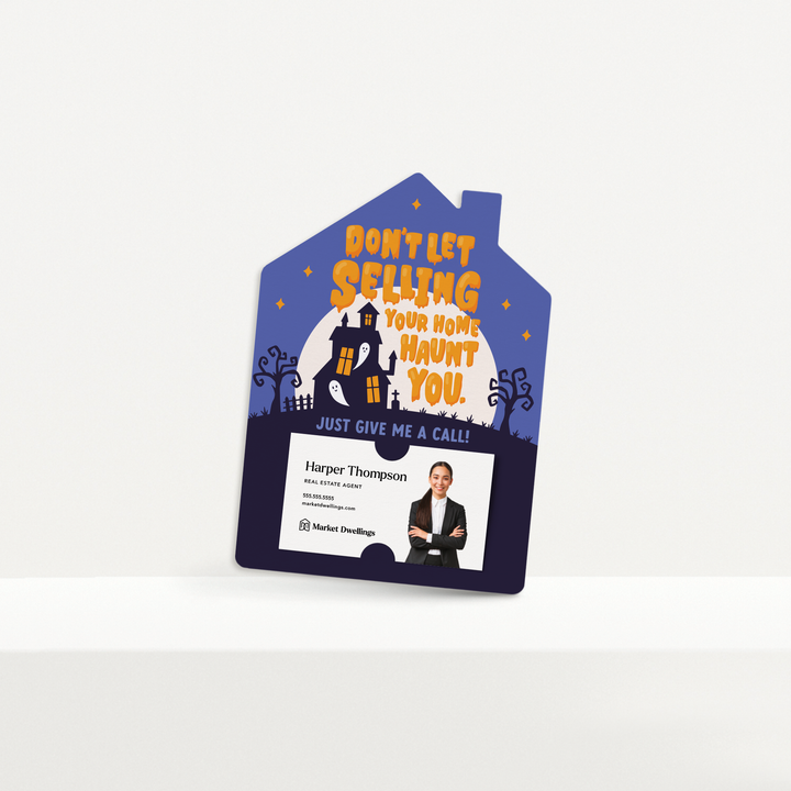 Set of Don’t Let Selling Your Home Haunt You. Just Give Me A Call! | Halloween Mailers | Envelopes Included | M286-M001 Mailer Market Dwellings   