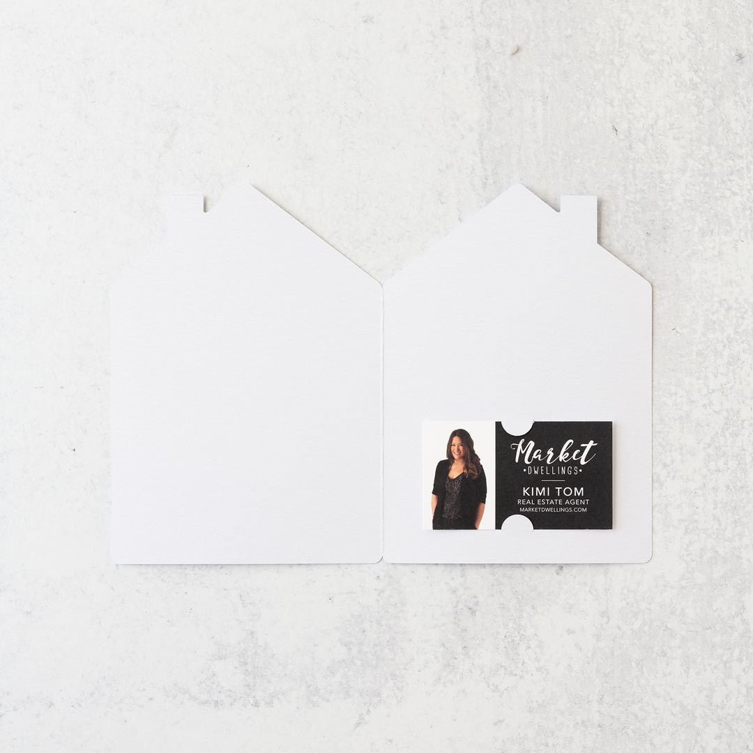 Set of Think of me for all your real estate needs | Greeting Cards | Envelopes Included | 167-GC002 Greeting Card Market Dwellings   