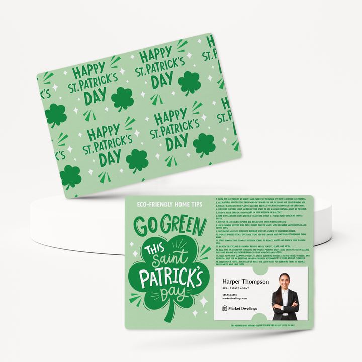 Set of Go Green This St. Patrick's Day | St. Patrick's Day Mailers | Envelopes Included | M158-M003 Mailer Market Dwellings   