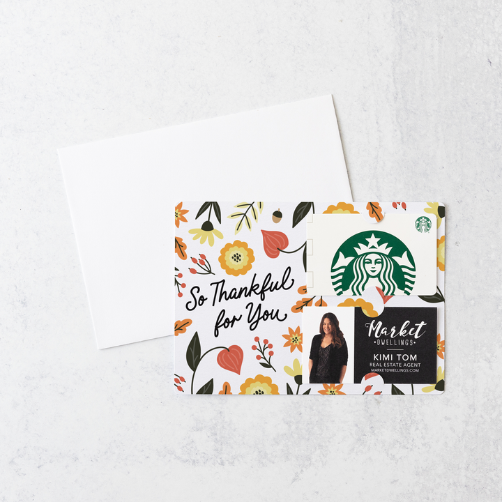Set of So Thankful for You | Thanksgiving Mailers | Envelopes Included | M178-M008
