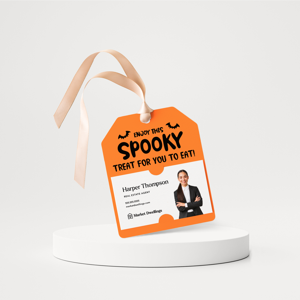 Enjoy This Spooky Treat For You To Eat | Halloween Pop By Gift Tags | 29-GT001 Gift Tag Market Dwellings CARROT  