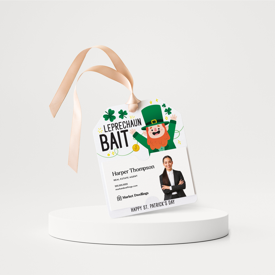Leprechaun Bait | St. Patrick's Day Pop By Gift Tags | SP7-GT001 Gift Tag Market Dwellings   