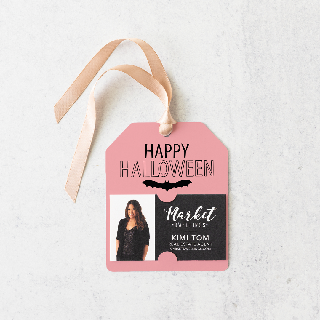 Happy Halloween | Halloween Pop By Gift Tags | 33-GT001 Gift Tag Market Dwellings   