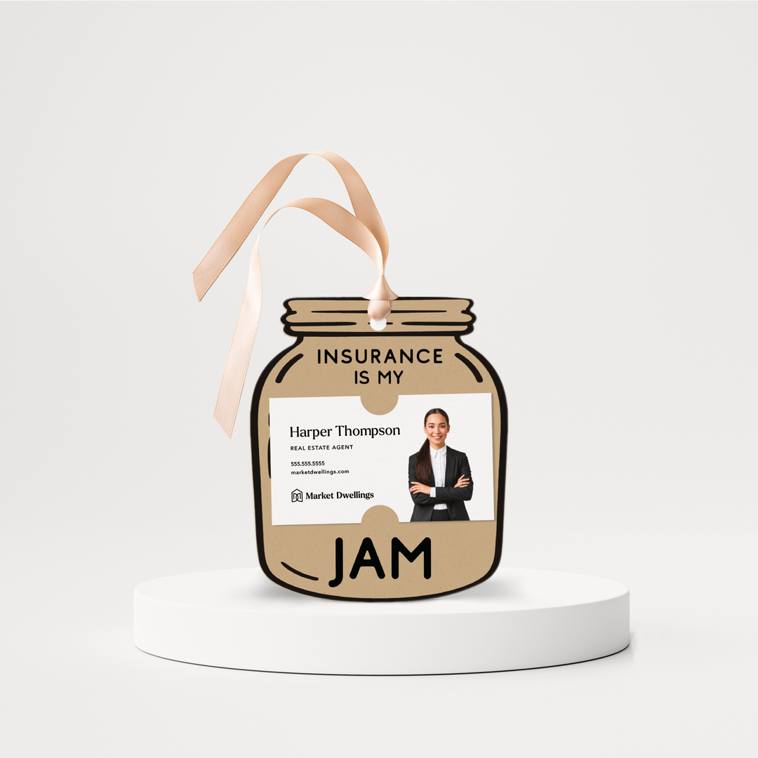 Insurance is my Jam | Pop By Tags | 24-GT003 Gift Tag Market Dwellings KRAFT  