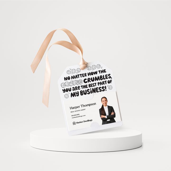 Cookie Crumbles Real Estate | Pop By Gift Tags | 119-GT001 Gift Tag Market Dwellings WHITE  