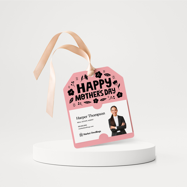 Happy Mother's Day | Pop By Gift Tags | 109-GT001 Gift Tag Market Dwellings LIGHT PINK  