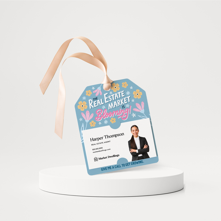 The Real Estate Market Is Blooming! | Spring Gift Tags | 186-GT001 Gift Tag Market Dwellings   