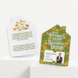 Your Referrals Make My Business Bloom | Spring | Real Estate Mailers with Envelopes Mailer Market Dwellings