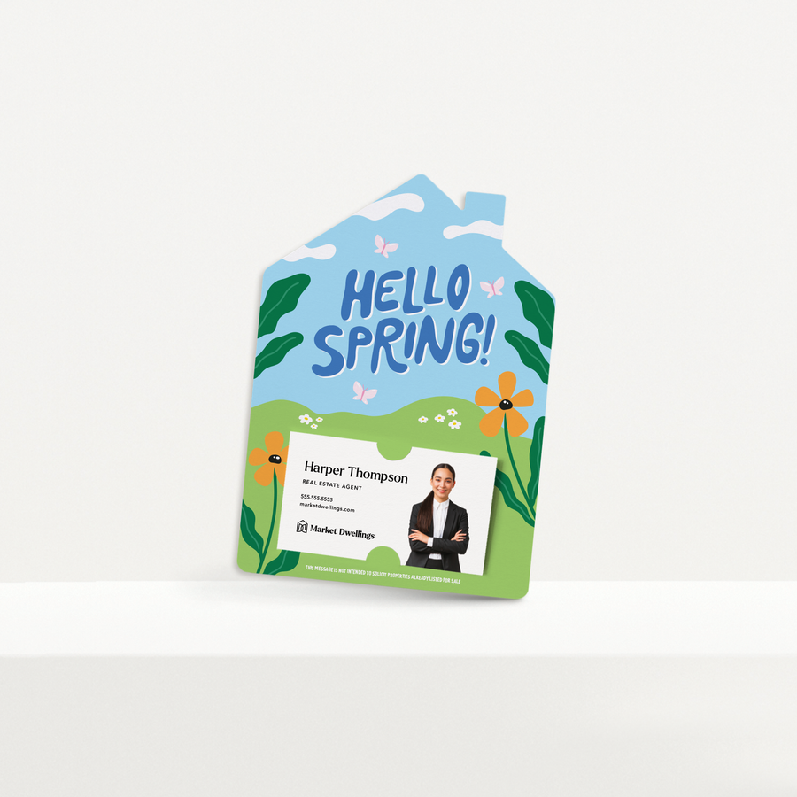 Set of Hello Spring! | Spring Mailers | Envelopes Included | M253-M001 Mailer Market Dwellings   